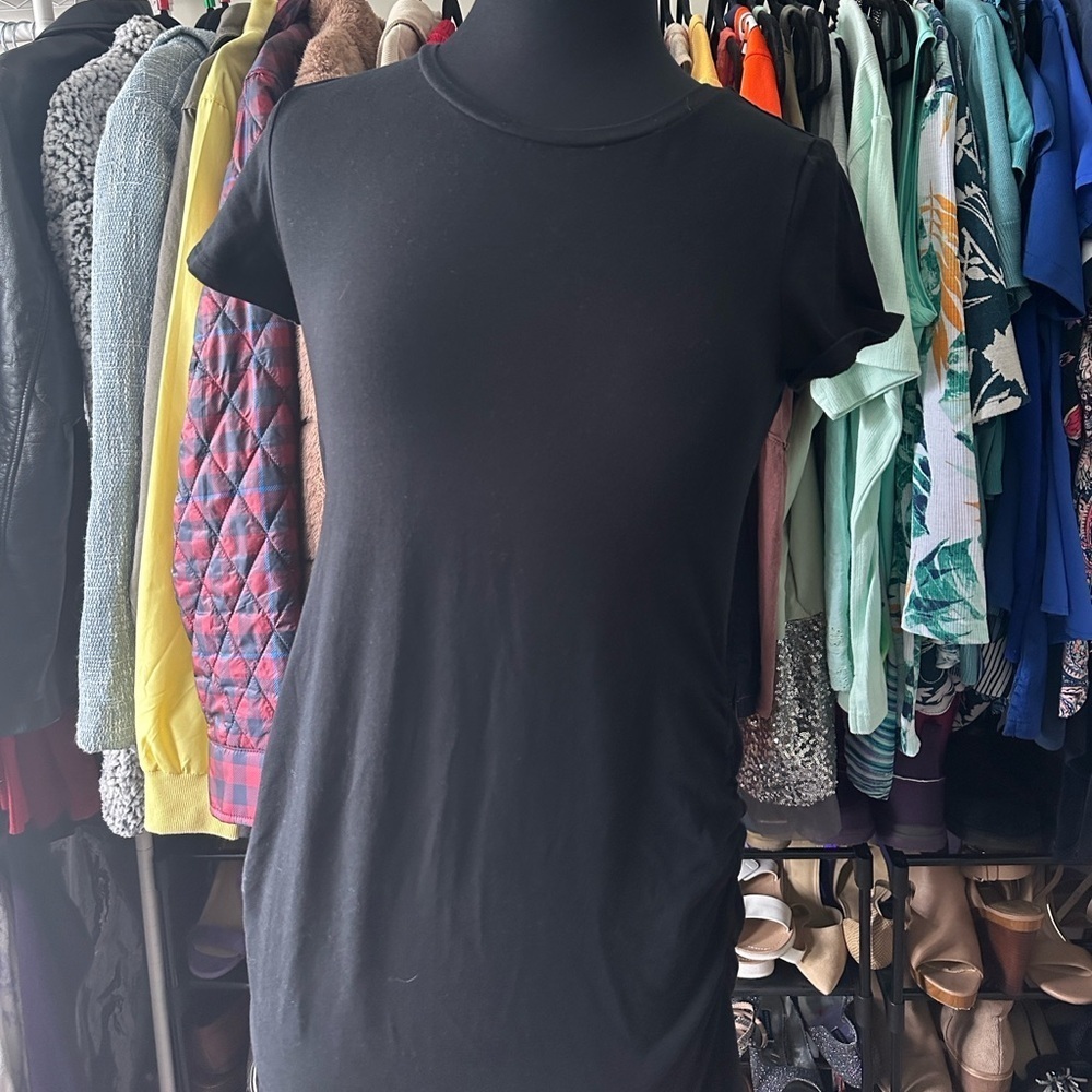 Old Navy Black Maternity Dress size medium - Picture 3 of 8